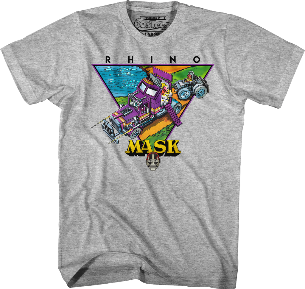 Retro Rhino MASK T-Shirt Hoodie, Sweatshirt | CiraTrend.com (Image 1)