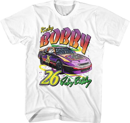 Retro Ricky Bobby Autograph Talladega Nights T-Shirt