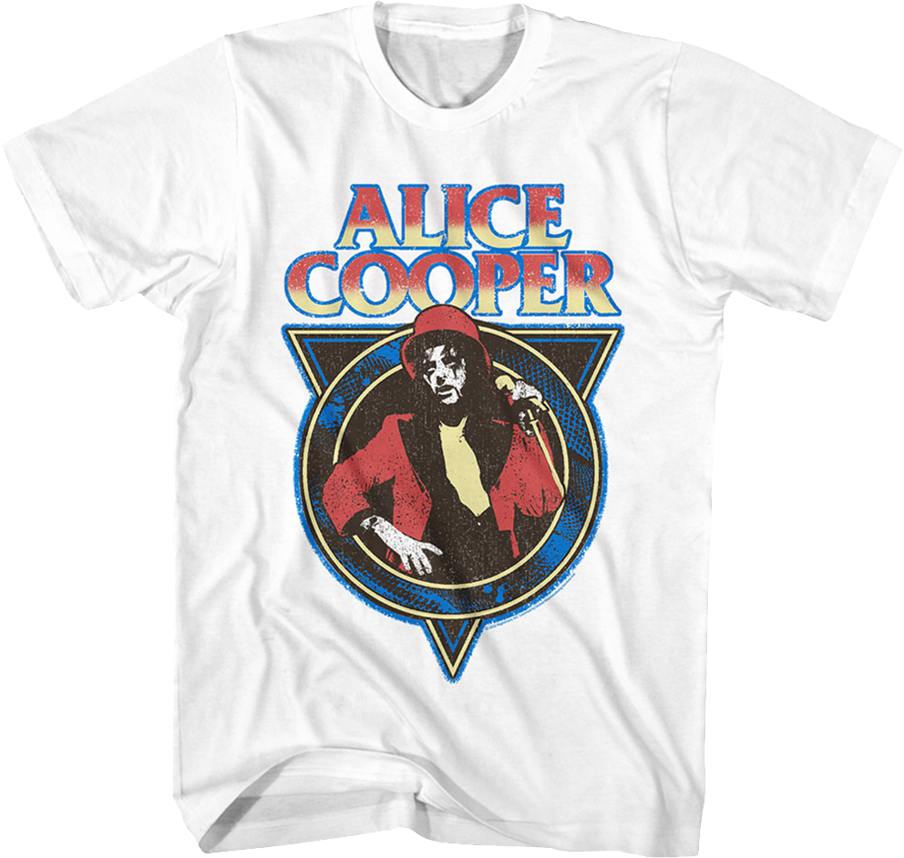 Retro Shapes Alice Cooper T-Shirt Hoodie, Sweatshirt | CiraTrend.com (Image 1)
