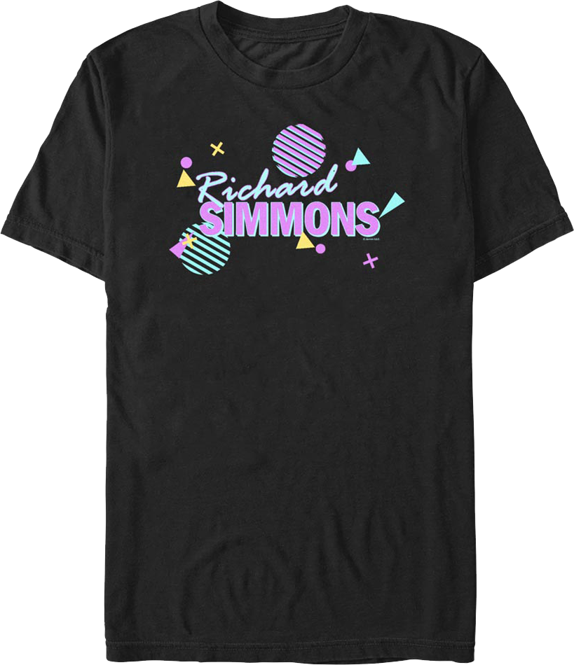 Retro Shapes Richard Simmons T-Shirt Hoodie, Sweatshirt | CiraTrend.com (Image 1)