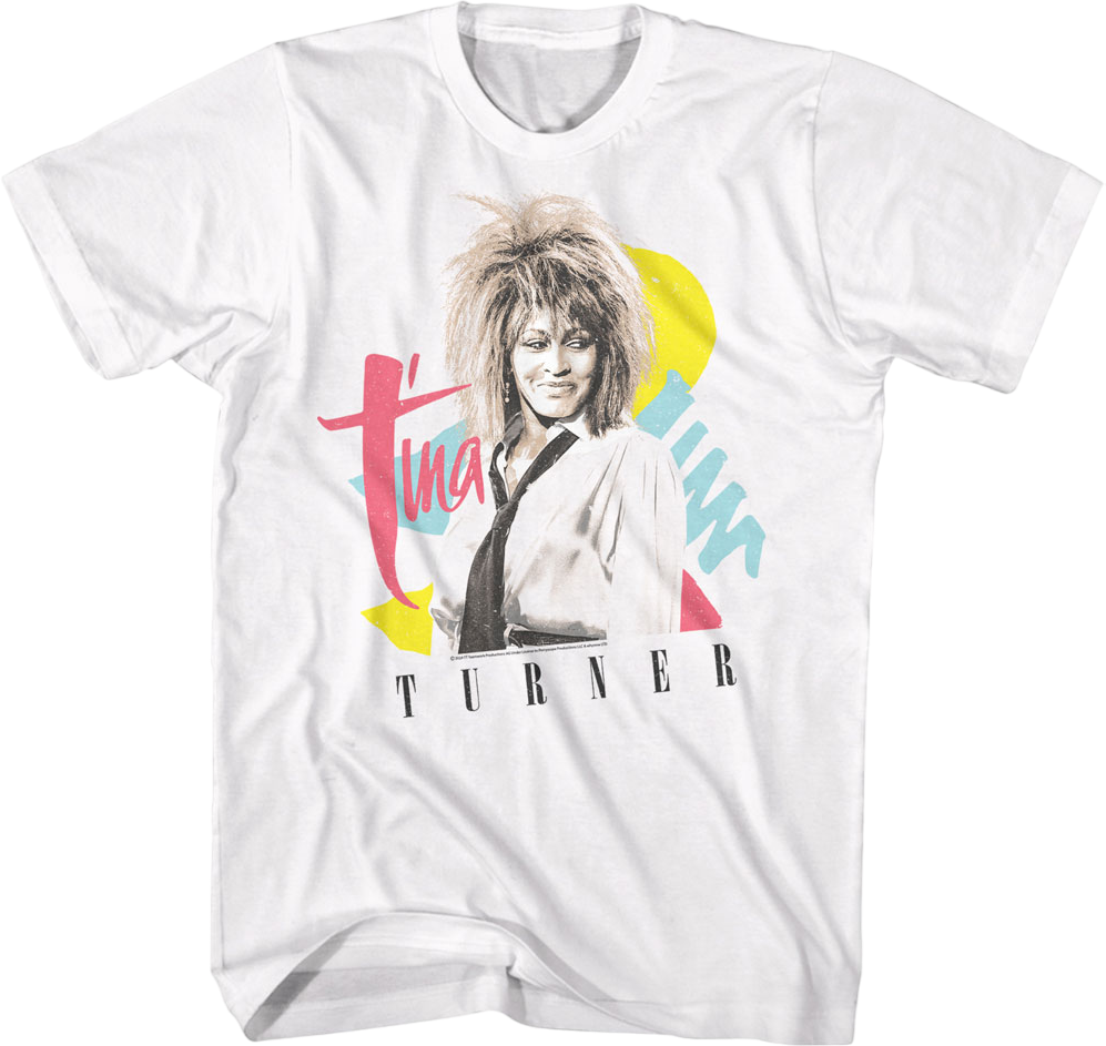 Retro Shapes Tina Turner T-Shirt