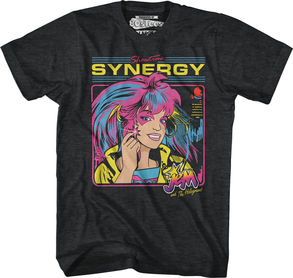 Retro Showtime Synergy Jem T-Shirt Hoodie, Sweatshirt | CiraTrend.com (Image 1)