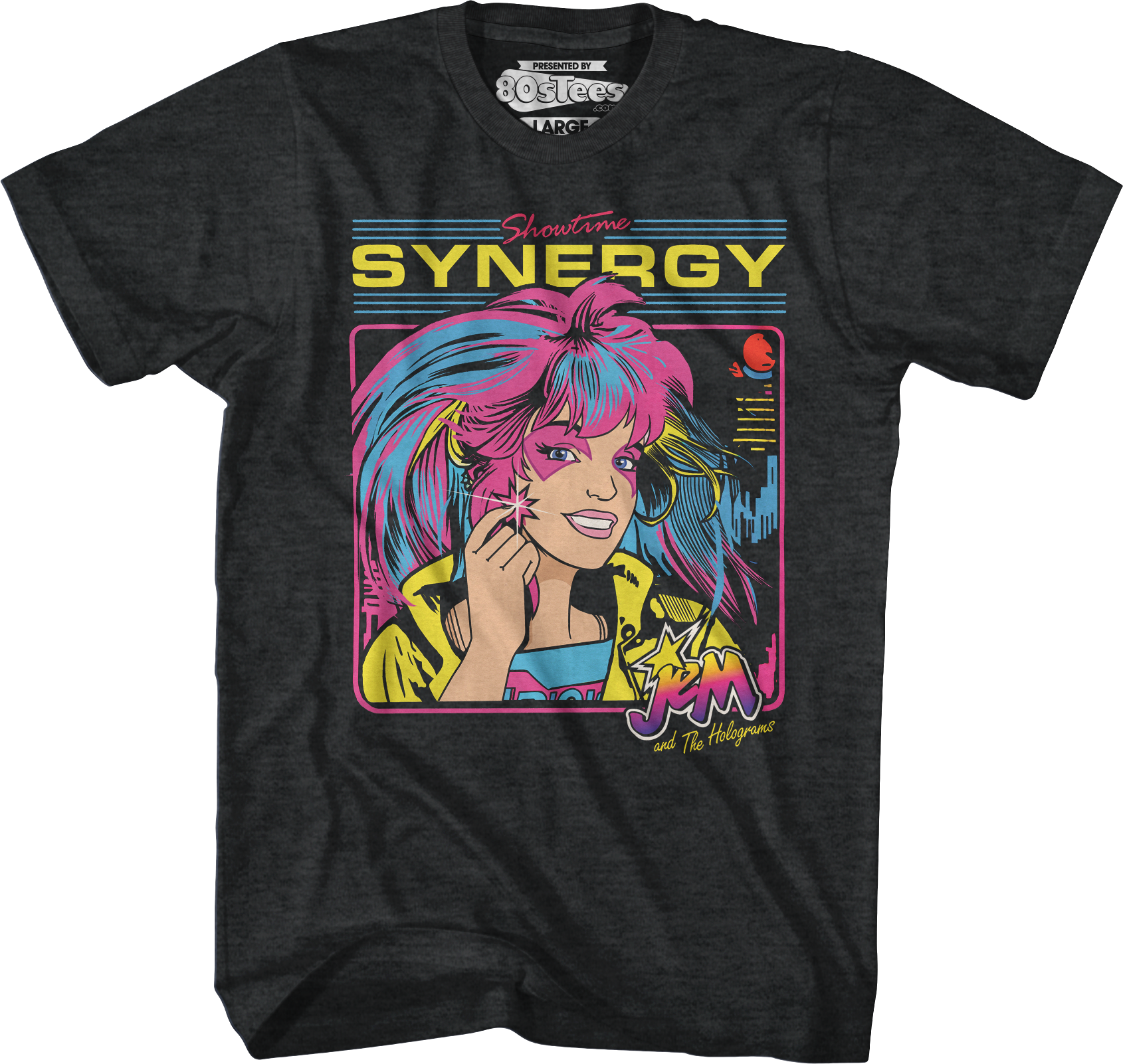 Retro Showtime Synergy Jem T-Shirt Hoodie, Sweatshirt | CiraTrend.com (Image 1)