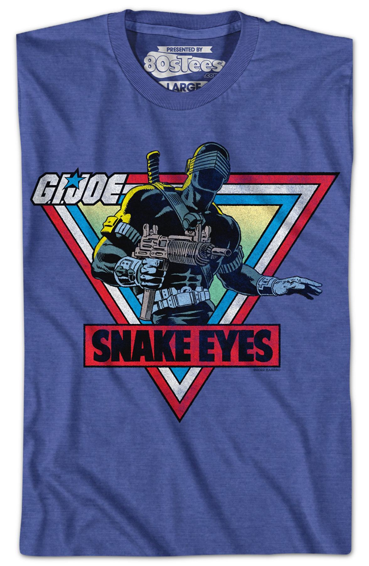 Retro Snake Eyes GI Joe T-Shirt Hoodie, Sweatshirt | CiraTrend.com (Image 2)