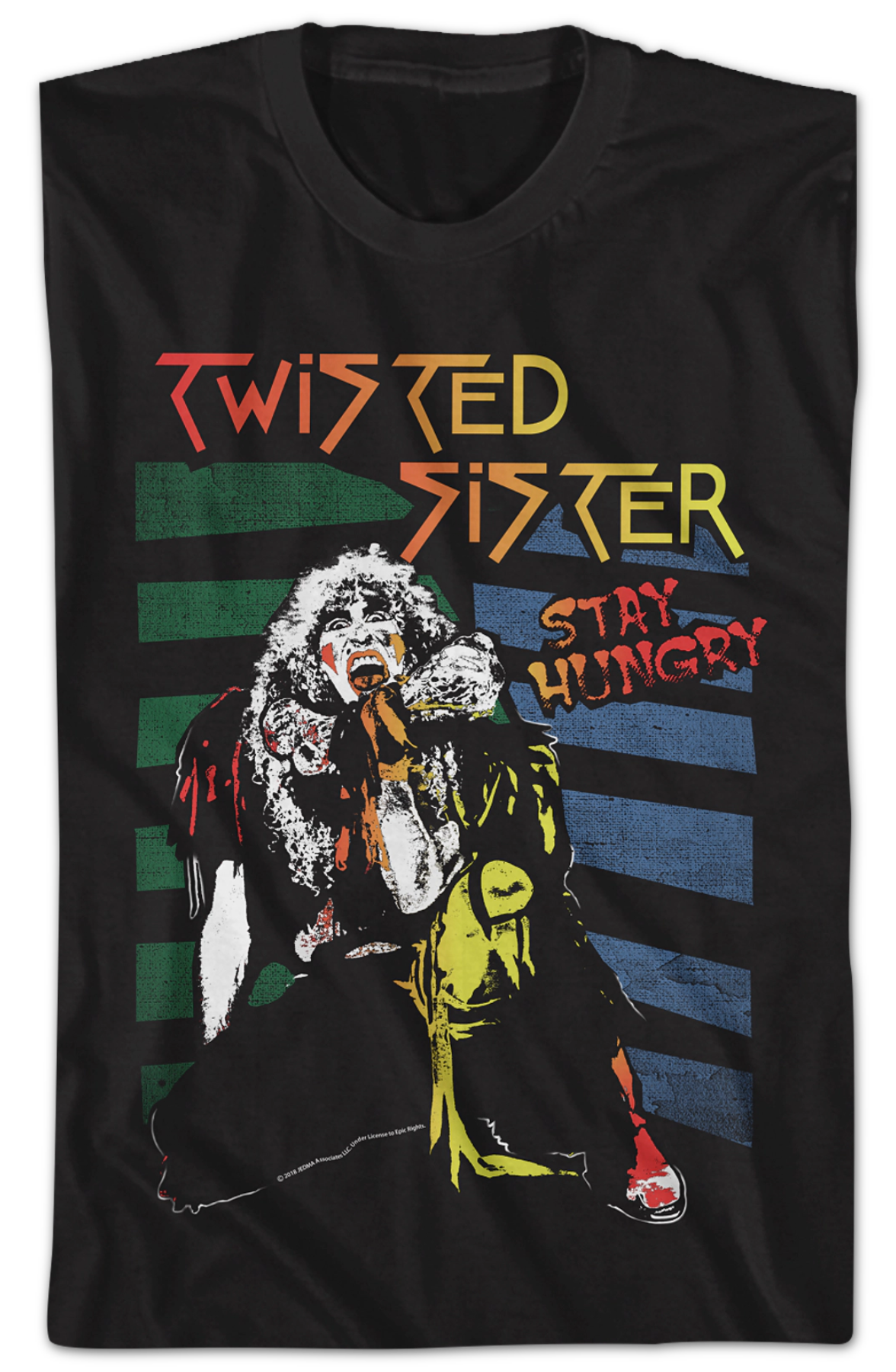 Retro Stay Hungry Twisted Sister T-Shirt Hoodie, Sweatshirt | CiraTrend.com (Image 2)