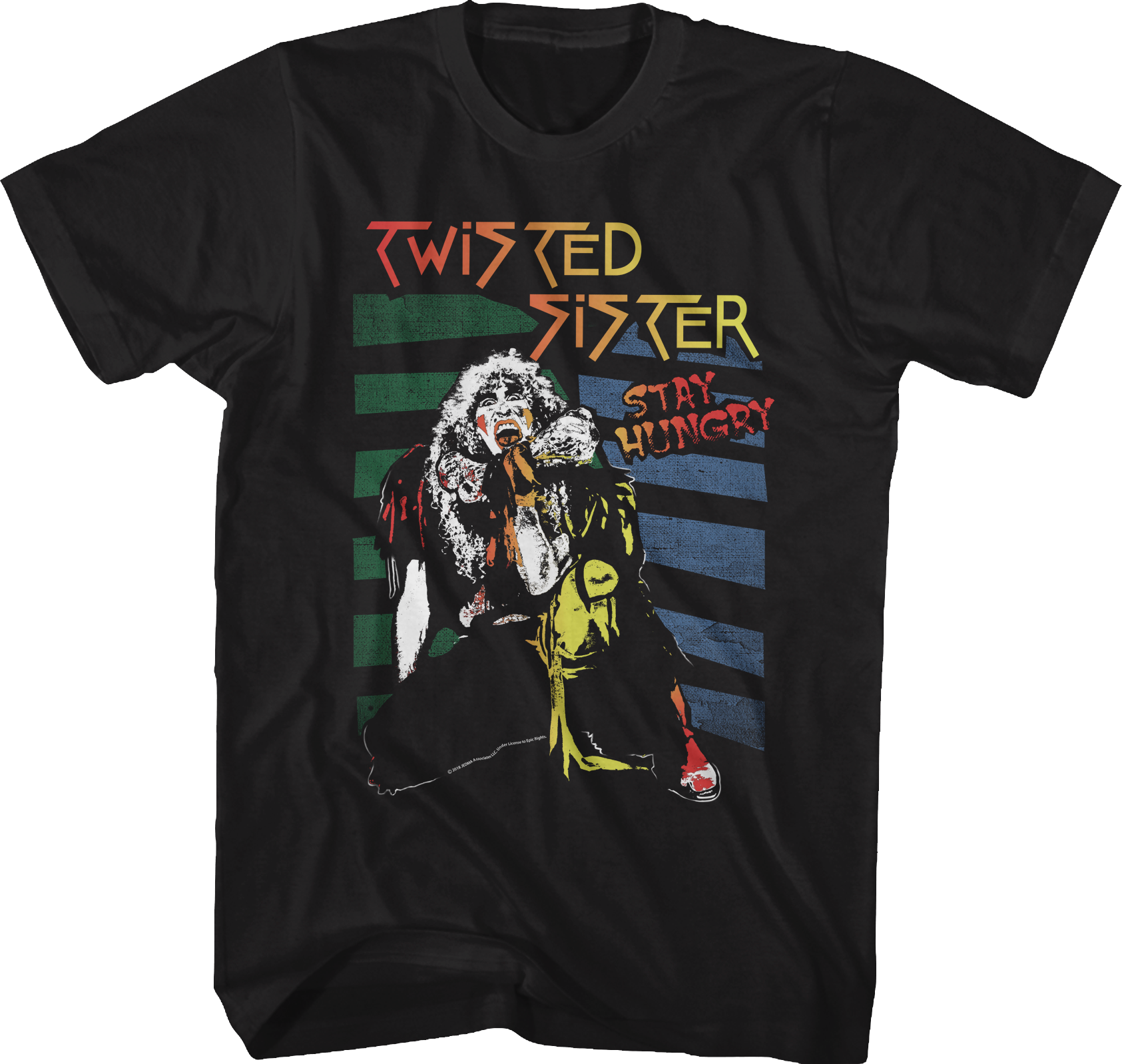 Retro Stay Hungry Twisted Sister T-Shirt Hoodie, Sweatshirt | CiraTrend.com (Image 1)