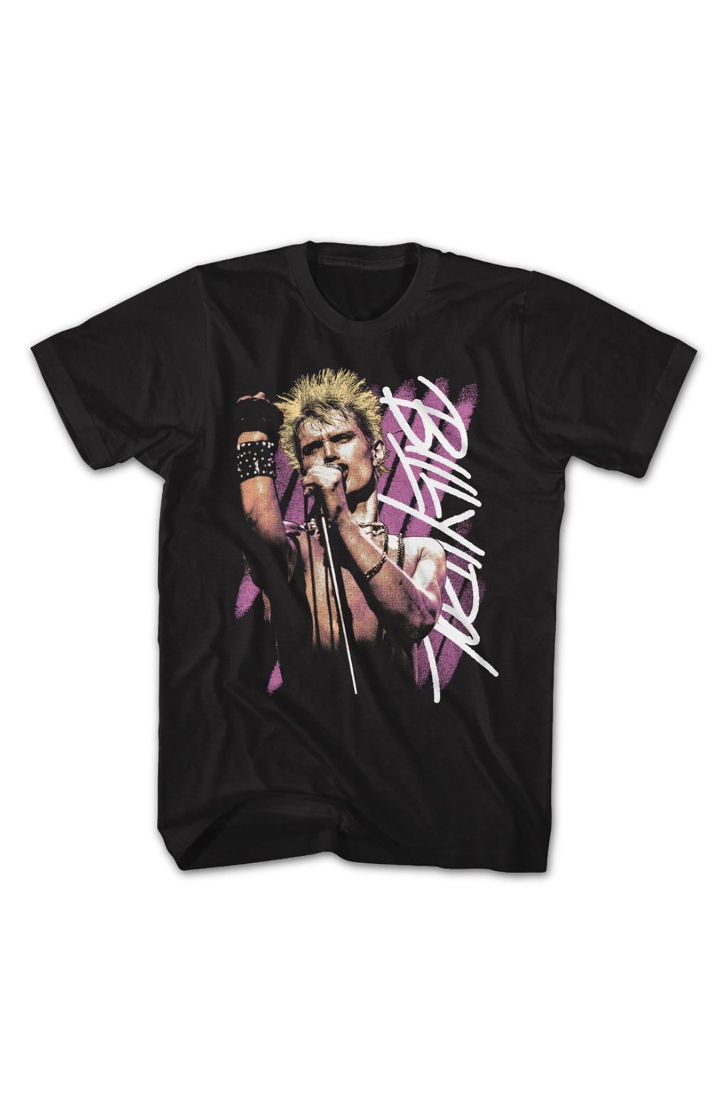 Retro Stripes Billy Idol T-Shirt Hoodie, Sweatshirt | CiraTrend.com (Image 2)