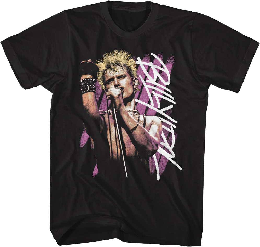 Retro Stripes Billy Idol T-Shirt Hoodie, Sweatshirt | CiraTrend.com (Image 1)