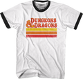 Retro Stripes Dungeons & Dragons Ringer Shirt T-Shirts, Hoodie, Sweatshirt