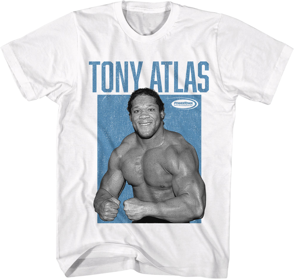 Retro Tony Atlas T-Shirt Hoodie, Sweatshirt | CiraTrend.com (Image 1)