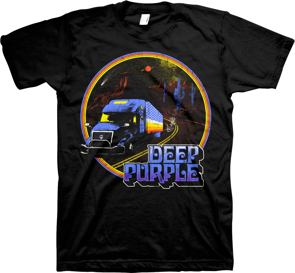 Retro Truck Deep Purple T-Shirt Hoodie, Sweatshirt | CiraTrend.com (Image 1)