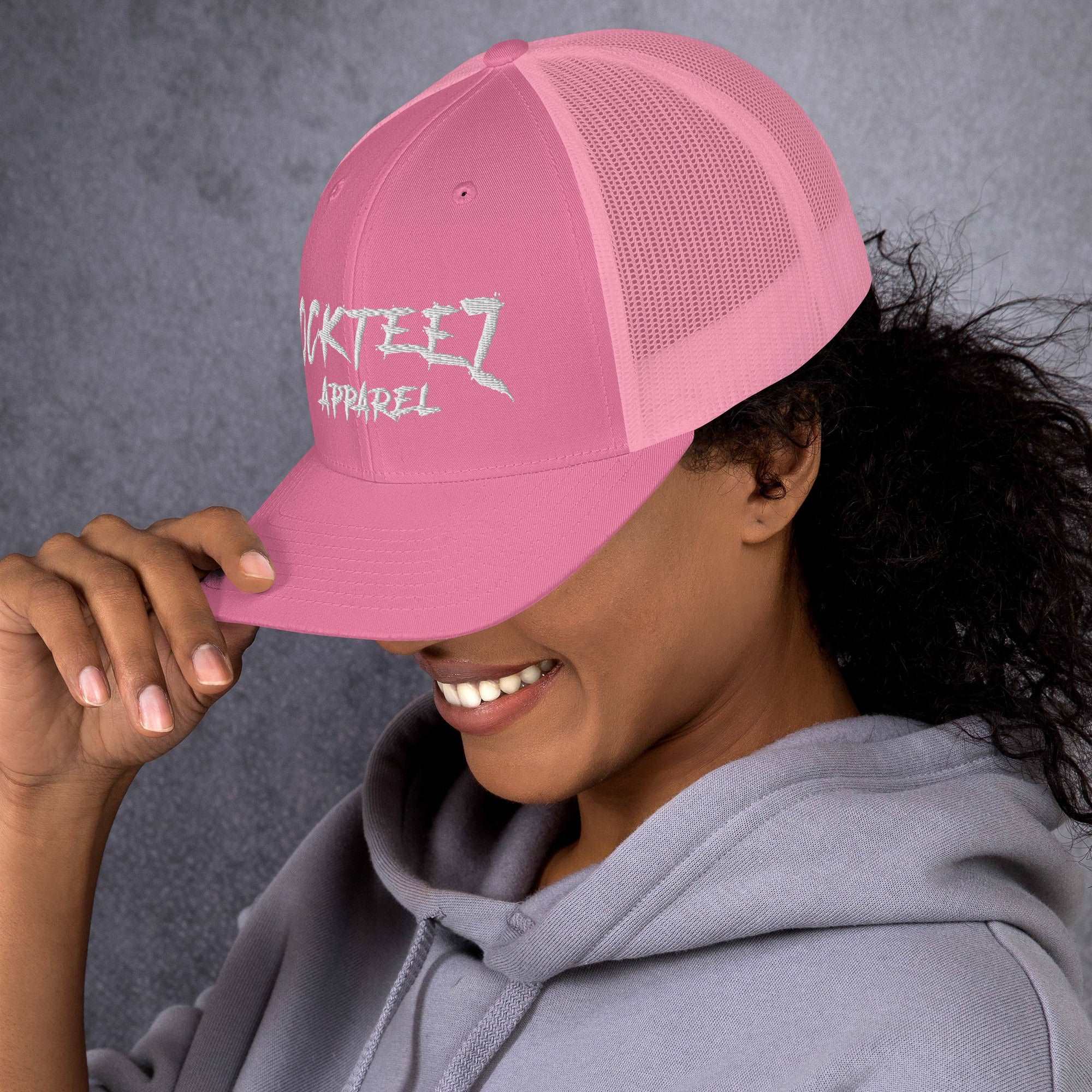 Rockteez Apparel Pink Trucker Cap T-Shirts, Hoodie, Sweatshirt | CiraTrend.com (Image 3)