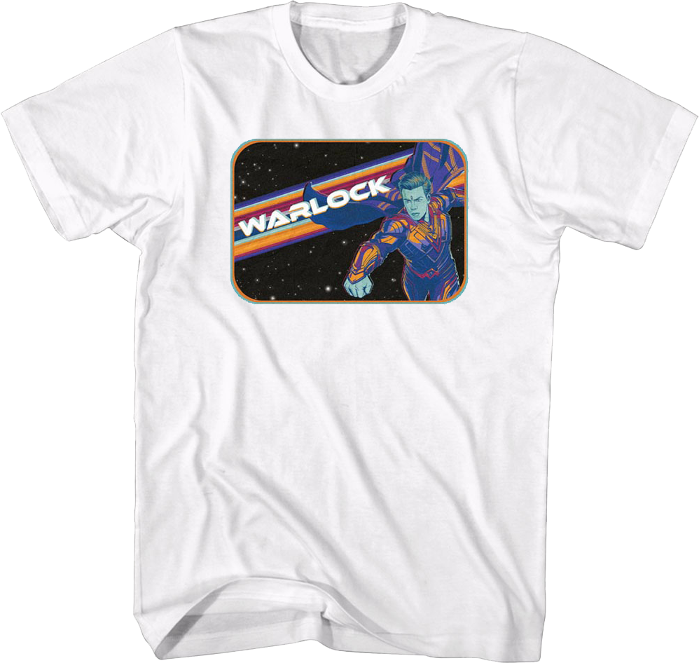 Retro Warlock Guardians Of The Galaxy Vol. 3 T-Shirt Hoodie, Sweatshirt | CiraTrend.com (Image 1)