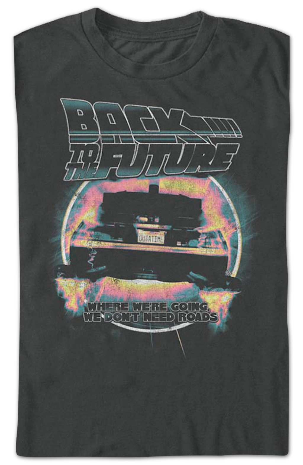 Retro We Don't Need Roads Back To The Future T-Shirt Hoodie, Sweatshirt | CiraTrend.com (Image 2)