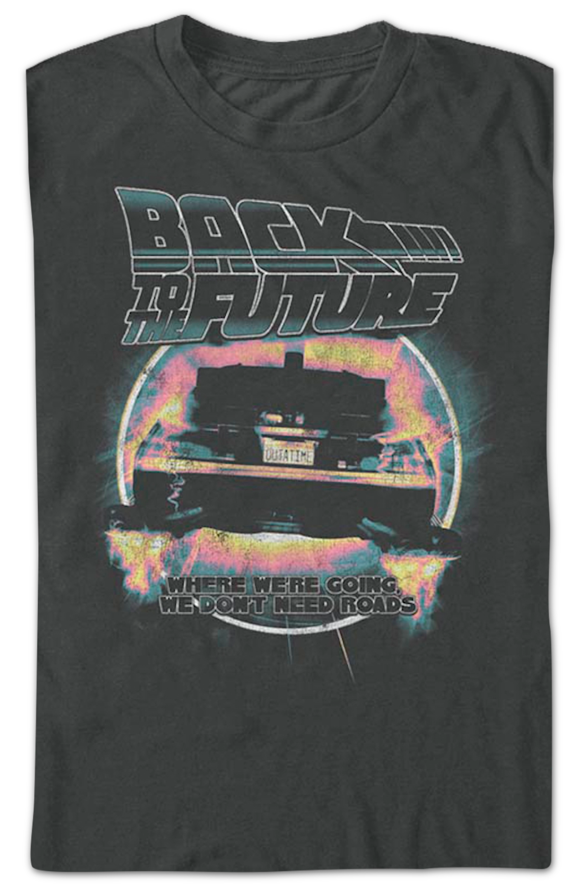 Retro We Don't Need Roads Back To The Future T-Shirt Hoodie, Sweatshirt | CiraTrend.com (Image 2)