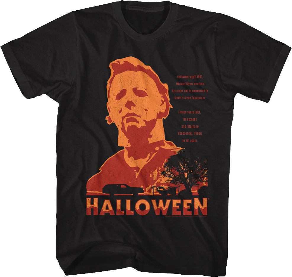 Return To Haddonfield Halloween T-Shirt Hoodie, Sweatshirt | CiraTrend.com (Image 1)