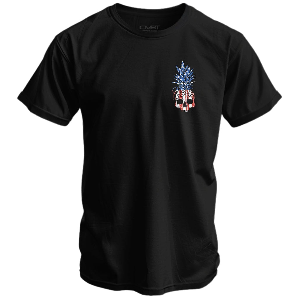 American Flag USA Pineapple Grenade Men's T-Shirt Hoodie, Sweatshirt | CiraTrend.com (Image 2)