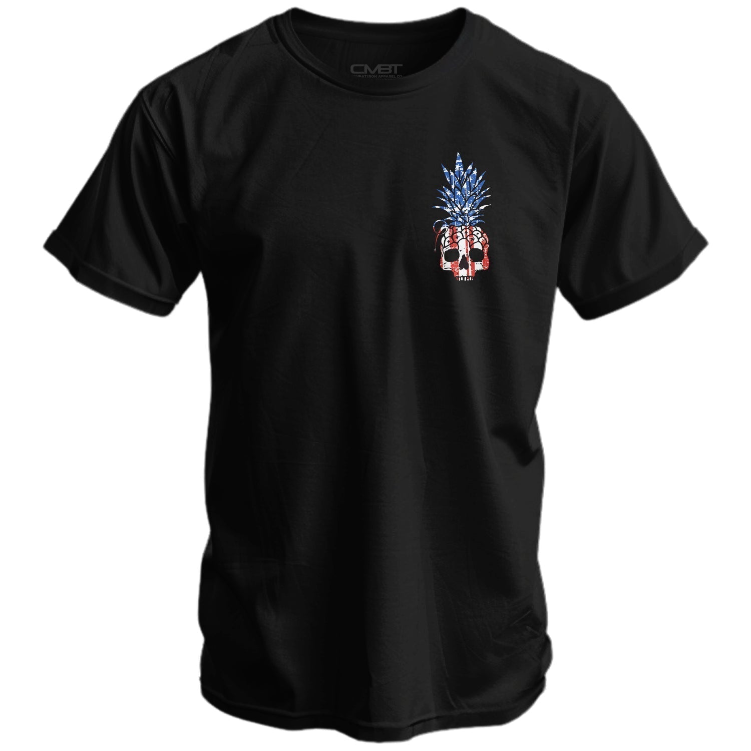American Flag USA Pineapple Grenade Men's T-Shirt Hoodie, Sweatshirt | CiraTrend.com (Image 2)
