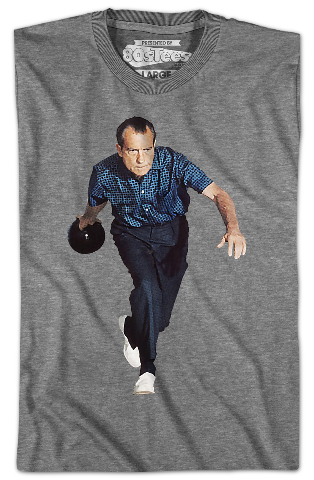 Richard Nixon Bowling T-Shirt Hoodie, Sweatshirt | CiraTrend.com (Image 2)