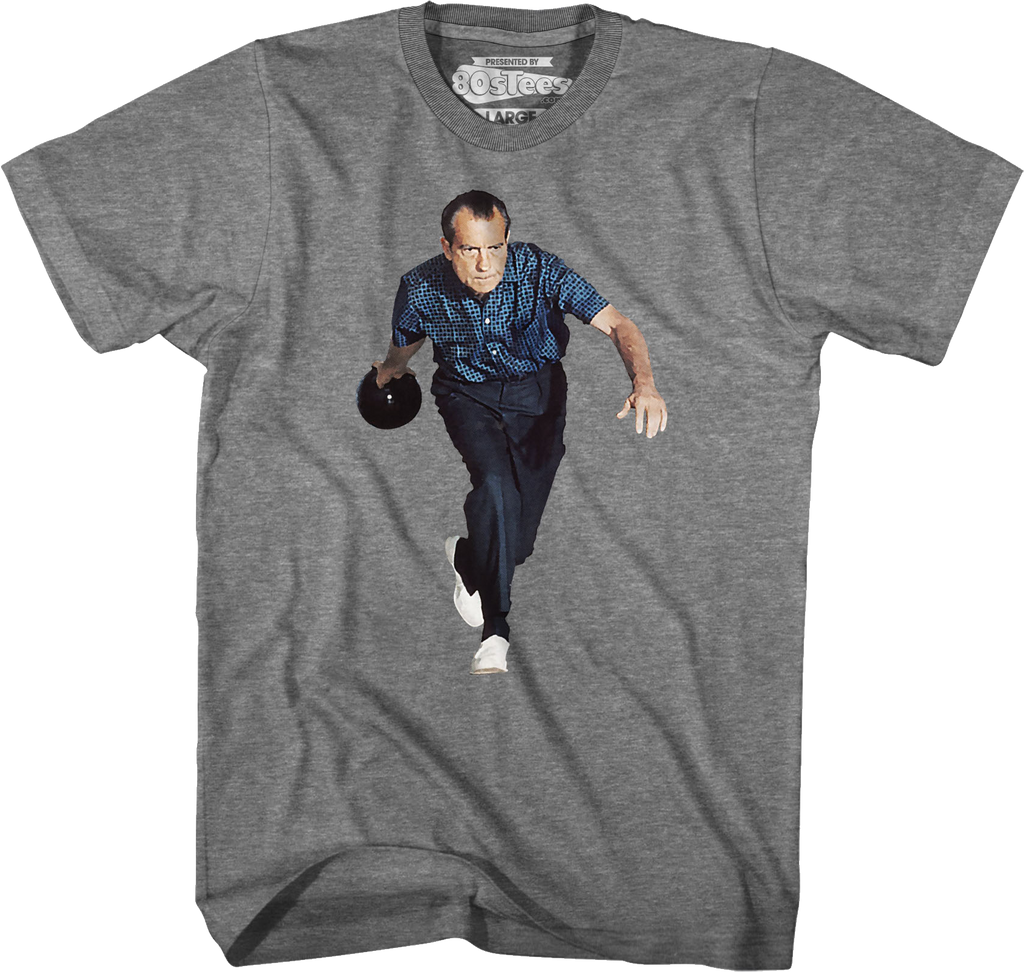 Richard Nixon Bowling T-Shirt Hoodie, Sweatshirt | CiraTrend.com (Image 1)