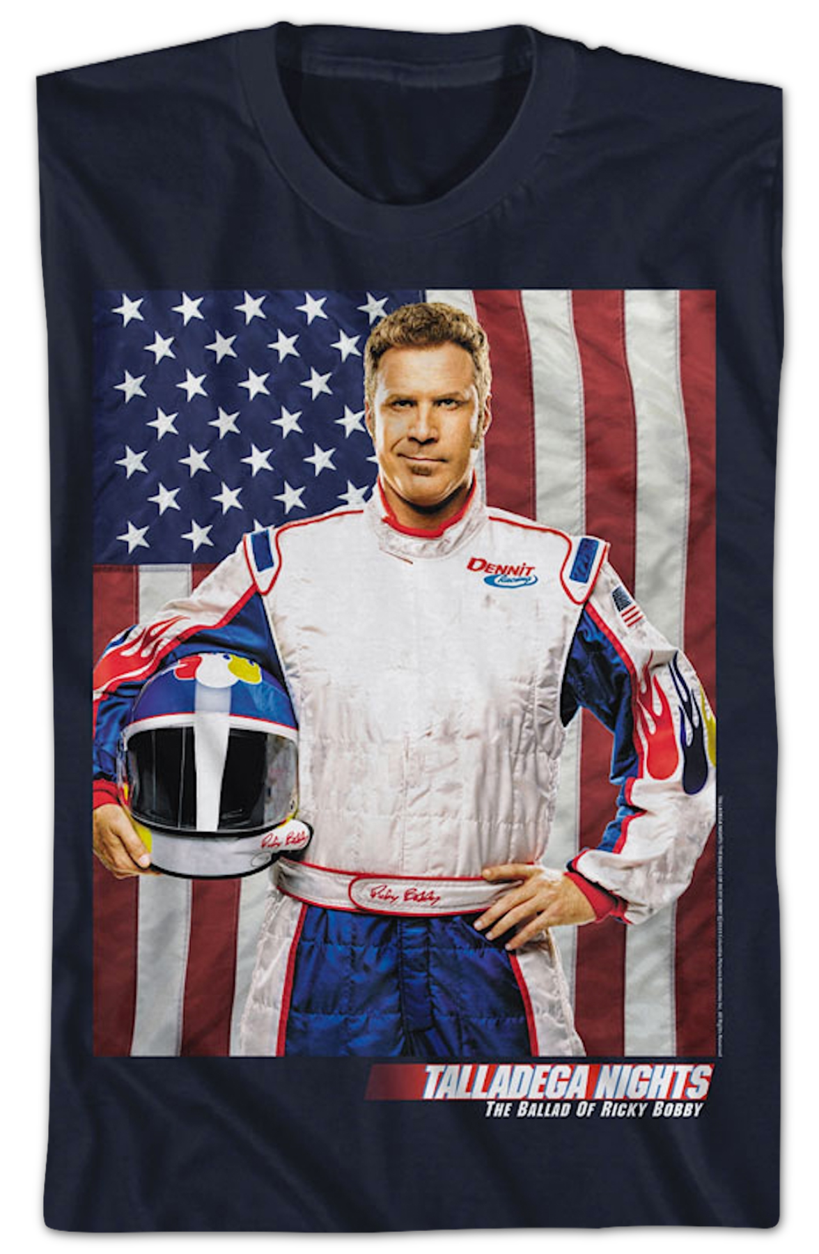Ricky Bobby American Flag Talladega Nights T-Shirt Hoodie, Sweatshirt | CiraTrend.com (Image 2)