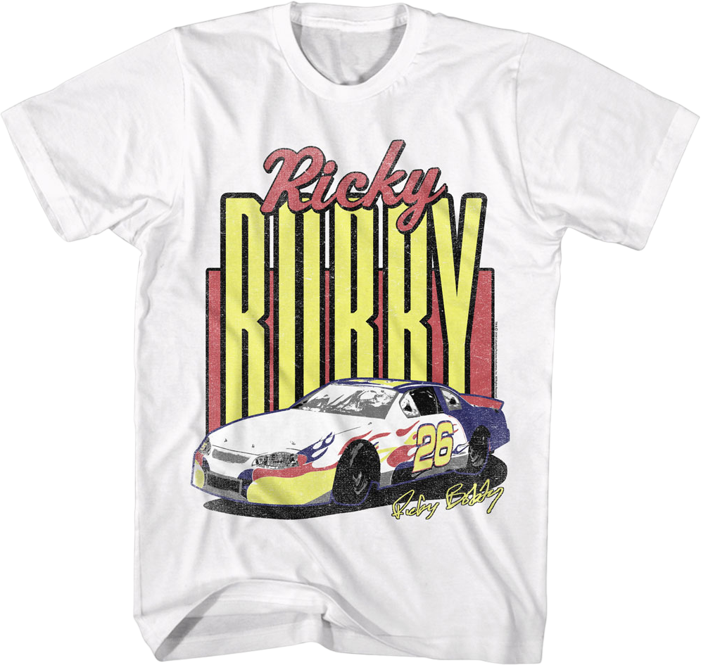 Ricky Bobby Autograph Talladega Nights T-Shirt Hoodie, Sweatshirt | CiraTrend.com (Image 1)
