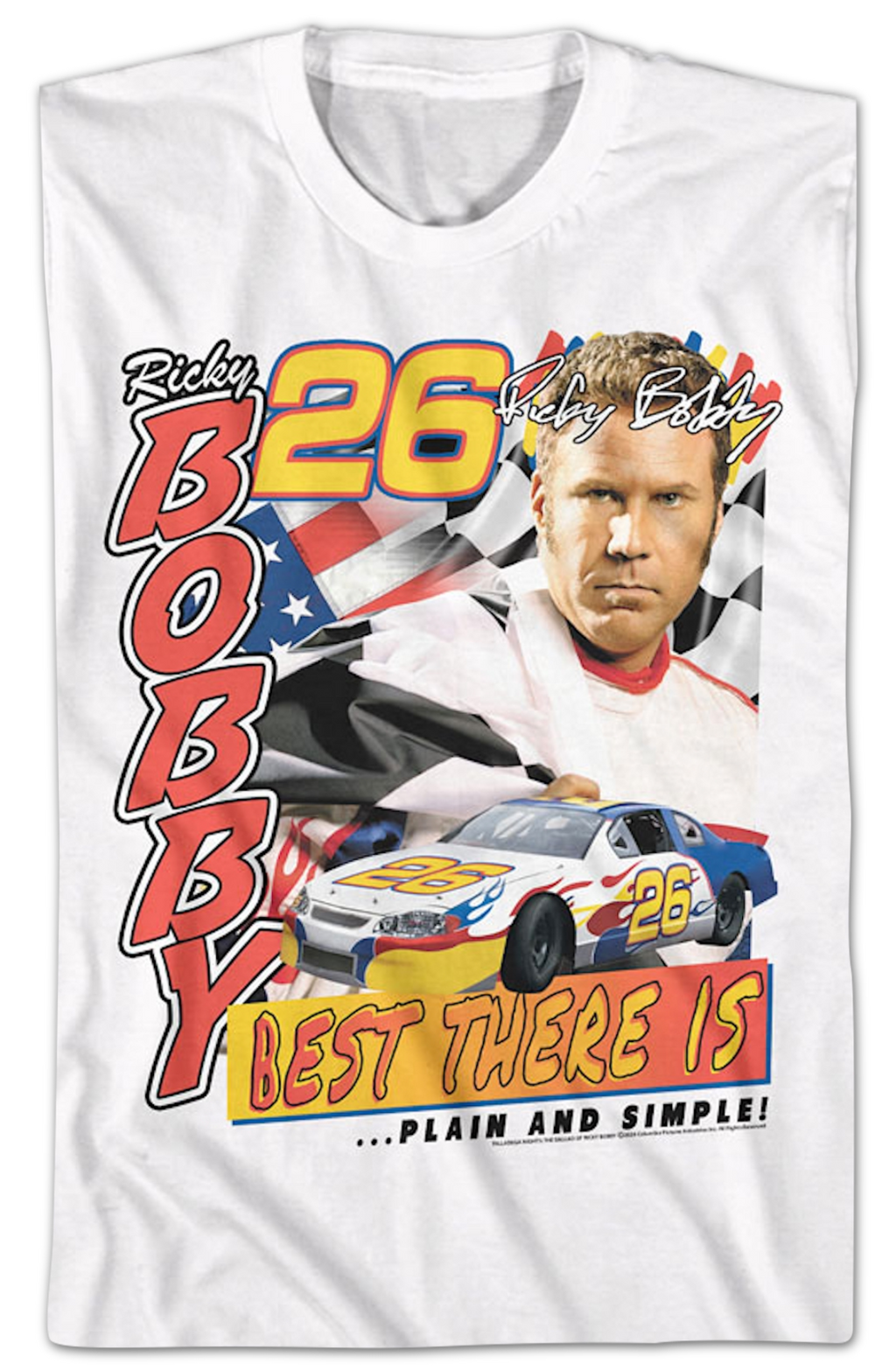 Ricky Bobby Best There Is Talladega Nights T-Shirt Hoodie, Sweatshirt | CiraTrend.com (Image 2)