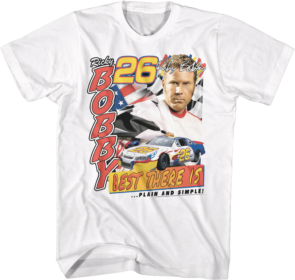 Ricky Bobby Best There Is Talladega Nights T-Shirt Hoodie, Sweatshirt | CiraTrend.com (Image 1)
