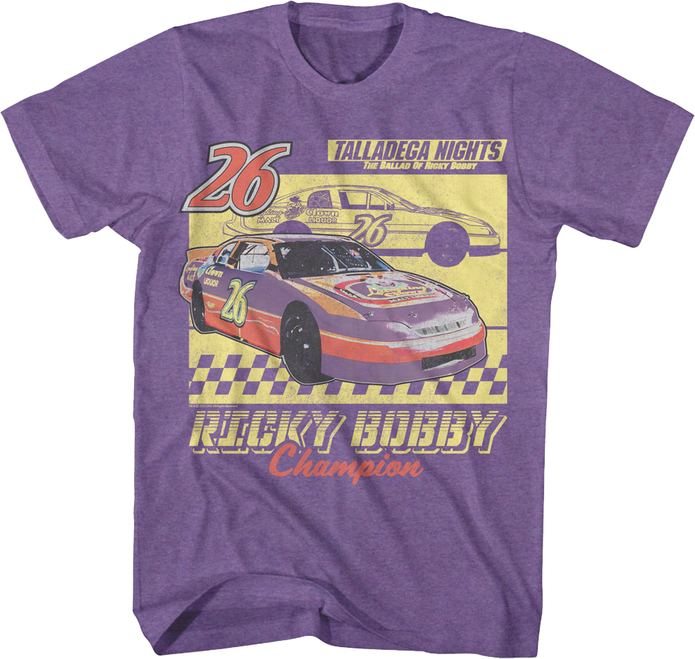 Ricky Bobby Champion Talladega Nights T-Shirt Hoodie, Sweatshirt | CiraTrend.com (Image 1)
