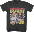 Ricky Bobby Checkered Flag Collage Talladega Nights T-Shirts, Hoodie, Sweatshirt