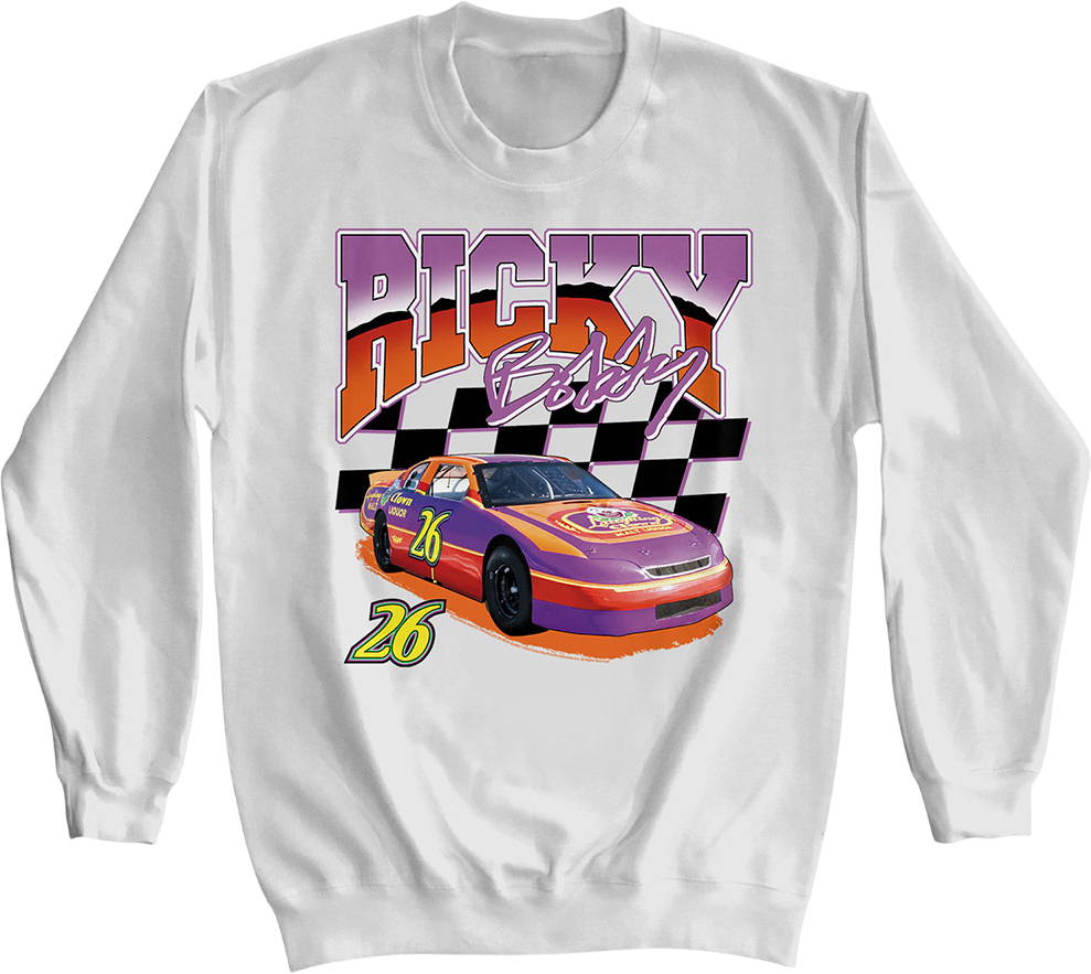 Ricky Bobby Checkered Flag Talladega Nights Sweatshirt T-Shirts, Hoodie | CiraTrend.com (Image 1)