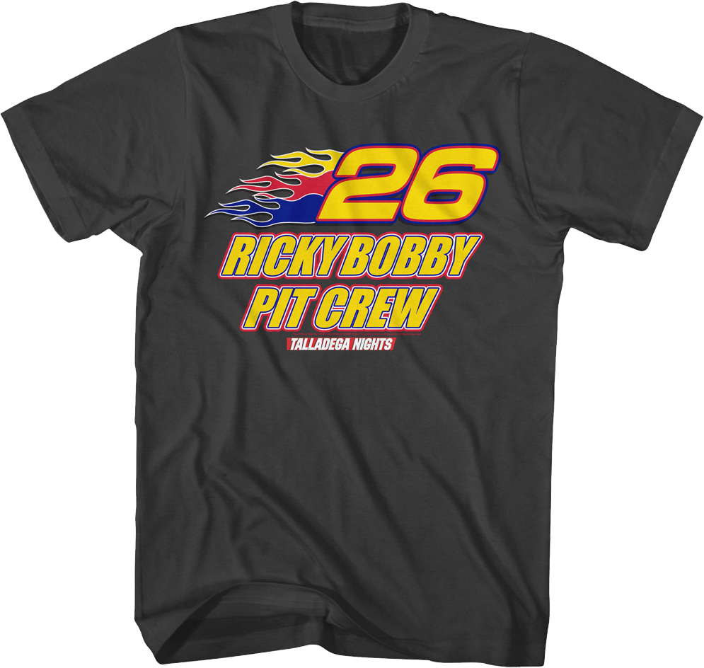 Ricky Bobby Pit Crew Talladega Nights T-Shirt Hoodie, Sweatshirt | CiraTrend.com (Image 1)