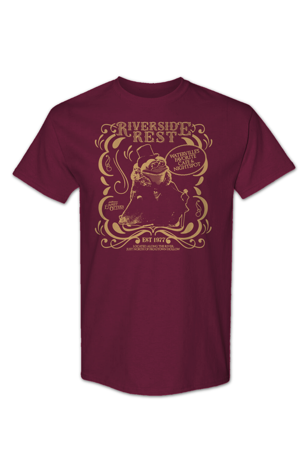 Riverside Rest Emmet Otter T-Shirt Hoodie, Sweatshirt | CiraTrend.com (Image 2)