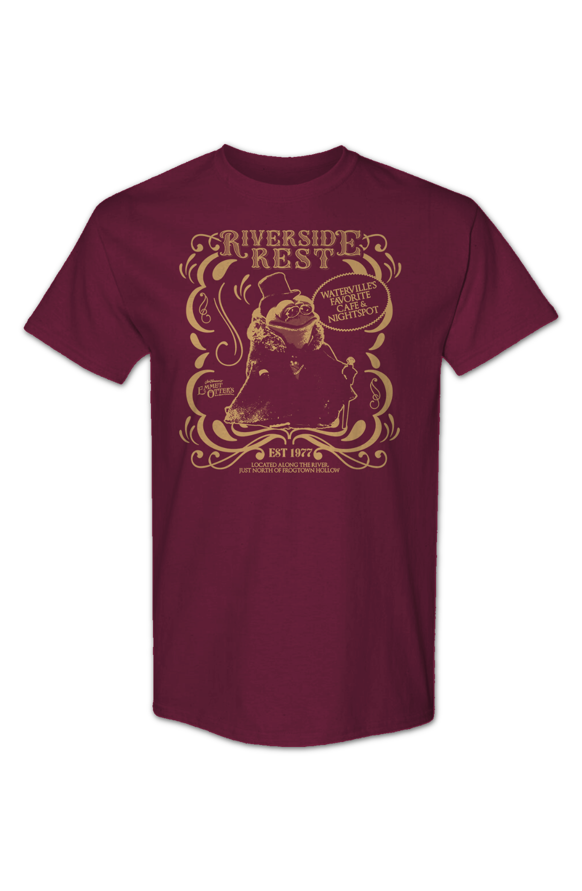 Riverside Rest Emmet Otter T-Shirt Hoodie, Sweatshirt | CiraTrend.com (Image 2)