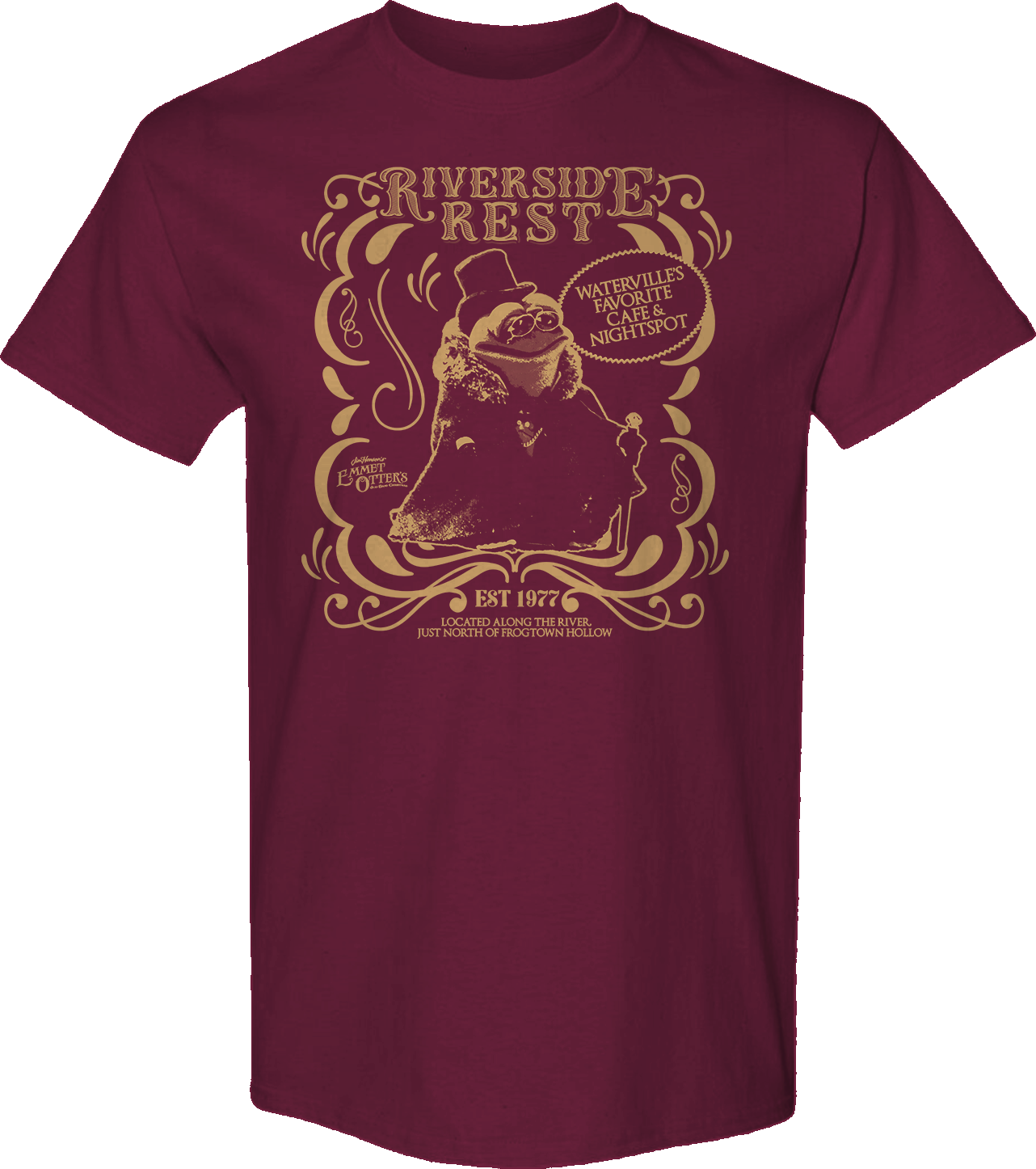 Riverside Rest Emmet Otter T-Shirt Hoodie, Sweatshirt | CiraTrend.com (Image 1)