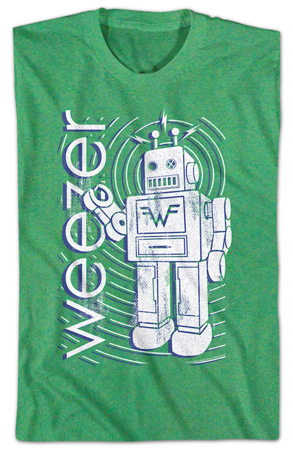 Robot Weezer T-Shirt Hoodie, Sweatshirt | CiraTrend.com (Image 2)