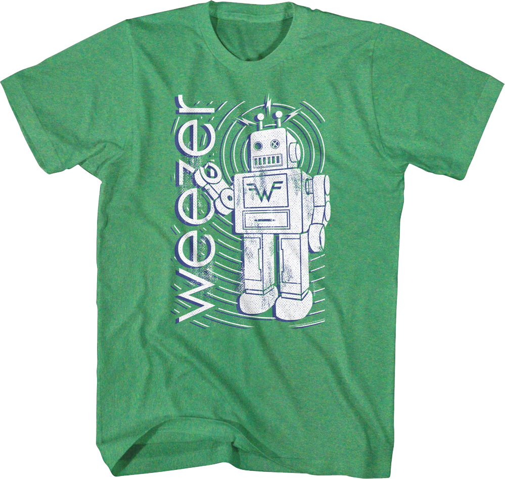 Robot Weezer T-Shirt Hoodie, Sweatshirt | CiraTrend.com (Image 1)