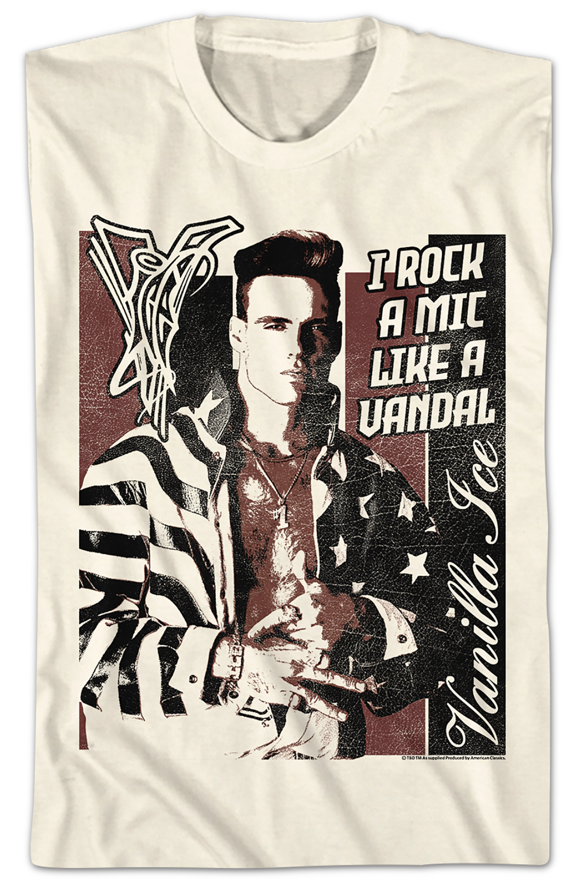 Rock A Mic Like A Vandal Vanilla Ice T-Shirt Hoodie, Sweatshirt | CiraTrend.com