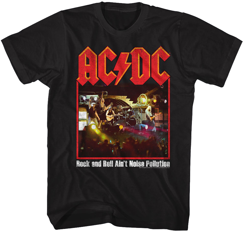 Rock and Roll Ain't Noise Pollution ACDC T-Shirt Hoodie, Sweatshirt | CiraTrend.com (Image 1)