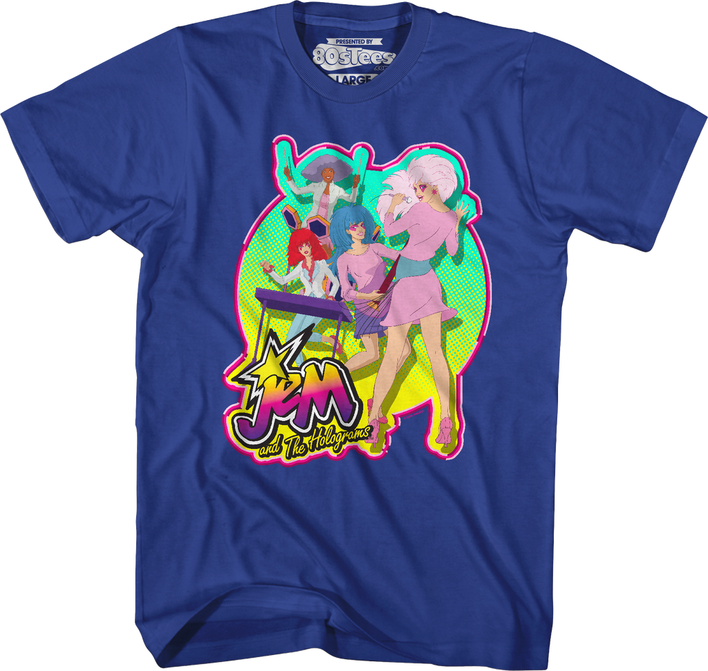Rock Band Jem And The Holograms T-Shirt Hoodie, Sweatshirt | CiraTrend.com (Image 3)
