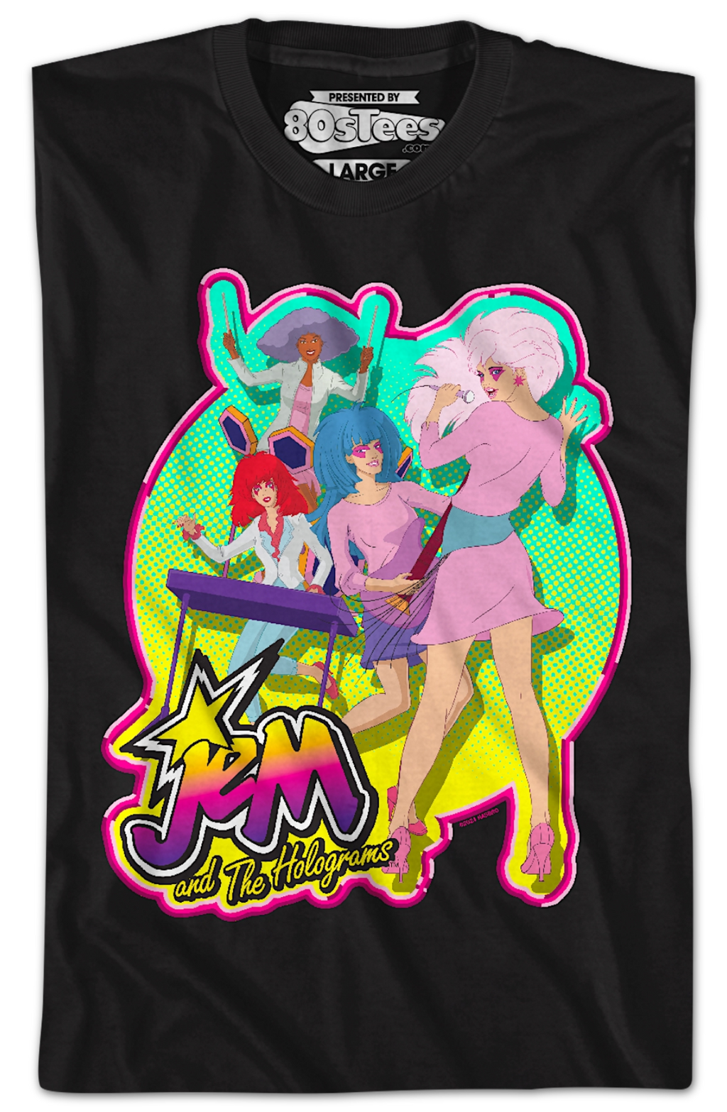 Rock Band Jem And The Holograms T-Shirt Hoodie, Sweatshirt | CiraTrend.com (Image 2)