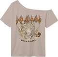 Rock 'N' Roll Def Leppard Off The Shoulder Shirt Hoodie, Sweatshirt | CiraTrend.com (Image 1)