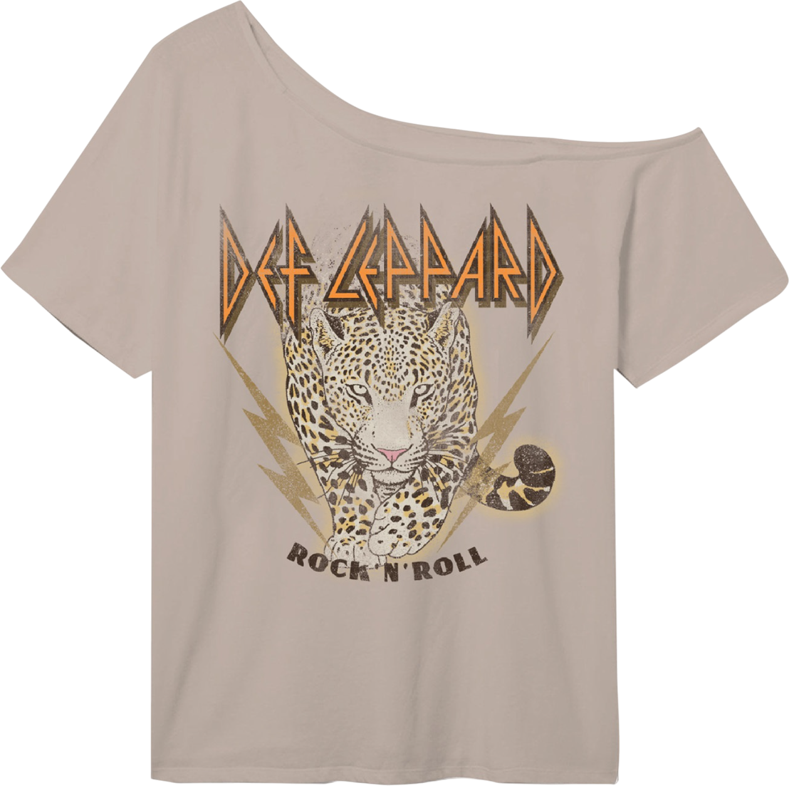 Rock 'N' Roll Def Leppard Off The Shoulder Shirt Hoodie, Sweatshirt | CiraTrend.com (Image 1)