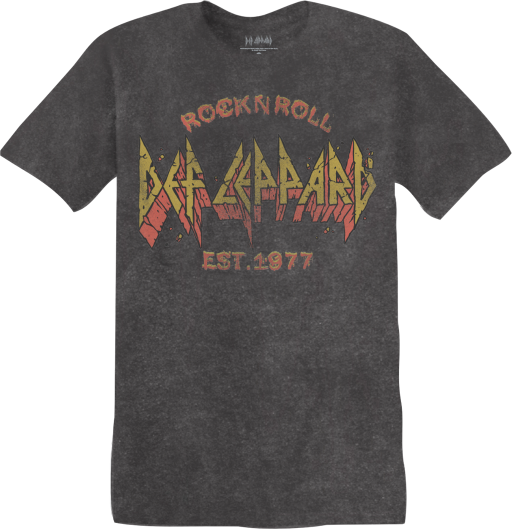 Rock N Roll Est. 1977 Def Leppard T-Shirt Hoodie, Sweatshirt | CiraTrend.com (Image 1)