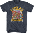 Distressed Rock On Fraggle Rock T-Shirt Hoodie, Sweatshirt | CiraTrend.com (Image 1)