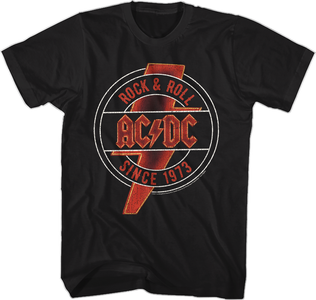 Rock & Roll Since 1973 ACDC Shirt Hoodie, Sweatshirt | CiraTrend.com (Image 1)