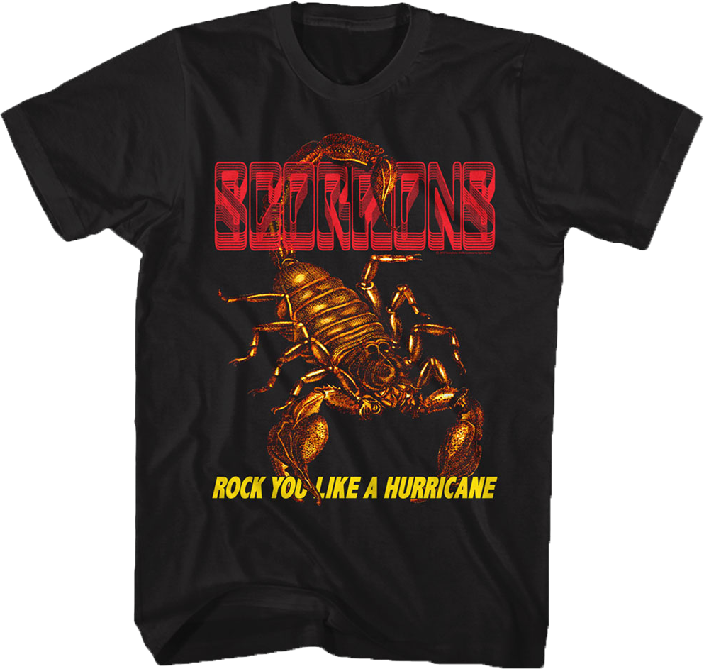 Rock You Like A Hurricane Scorpions T-Shirt Hoodie, Sweatshirt | CiraTrend.com (Image 1)