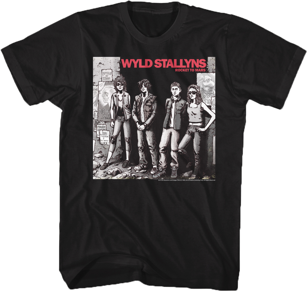 Rocket To Mars Wyld Stallyns T-Shirt Hoodie, Sweatshirt | CiraTrend.com (Image 1)