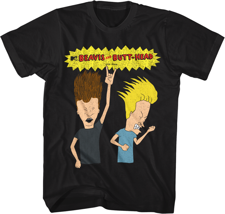 Rockin' Out Beavis And Butt-Head T-Shirt Hoodie, Sweatshirt | CiraTrend.com (Image 1)