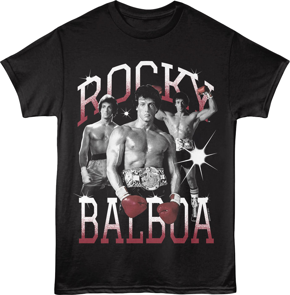 Rocky Balboa Poses Rocky T-Shirt Hoodie, Sweatshirt | CiraTrend.com (Image 1)